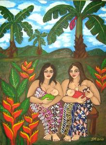 Women In Art 278 Congratulates Cover Page Artist Jennifer Mourin Of Malaysia, Who Won The Global Family Art Contest. 